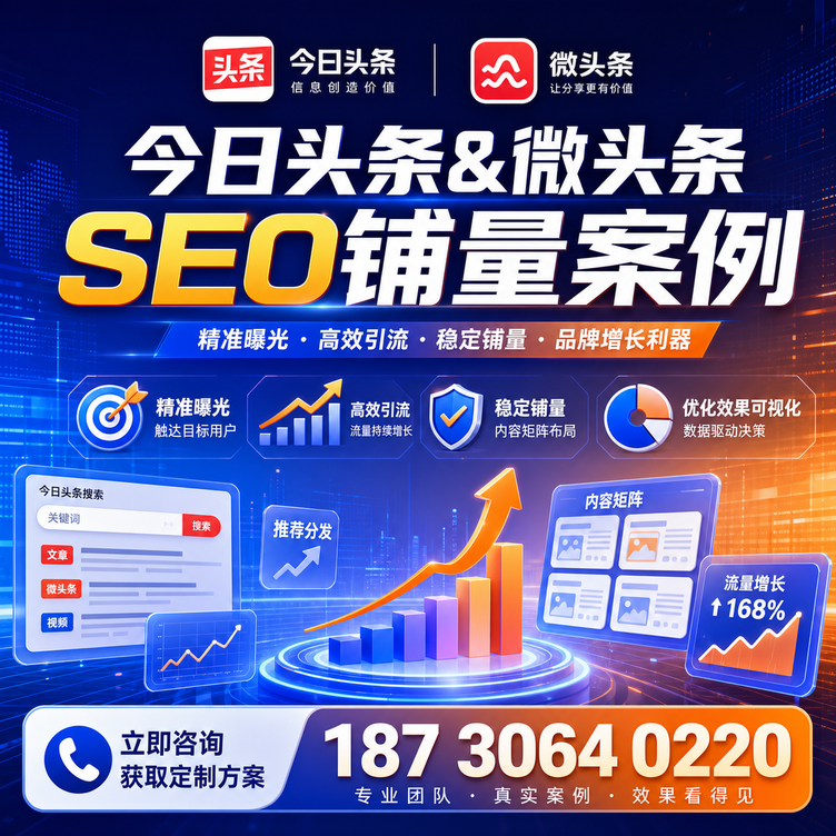 庆阳头条号SEO矩阵批量内容铺量成功案例