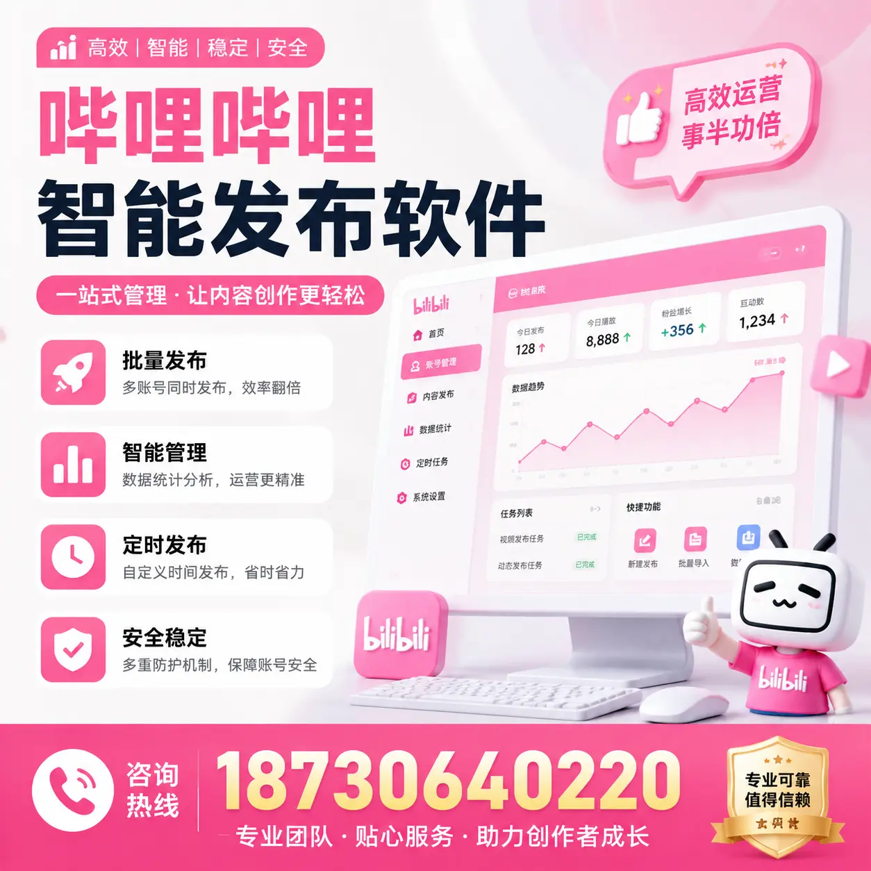 如何评估哔哩哔哩智能发布软件的ROI?庆阳 企业必读